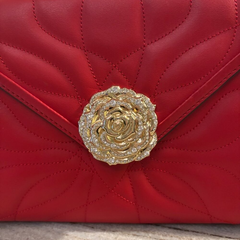 NWT MICHAEL MICHAEL KORS WHITNEY PETAL QUILTED HANDBAG - Picture 2 of 10